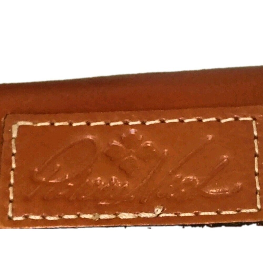 ​Patricia Nash Tan Leather Foldover Wristlet Clutch Bag — AS IS / READ DESC - Picture 5 of 16